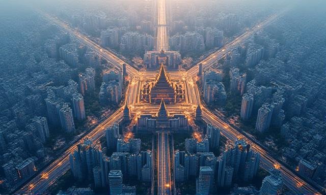 Strategic location of ChronoVeda office near Purana Quila Road, New Delhi